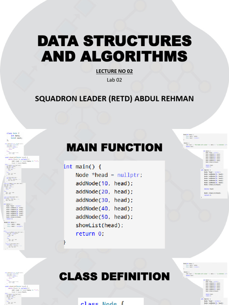 Lab 02 - Intro To Linked List | PDF