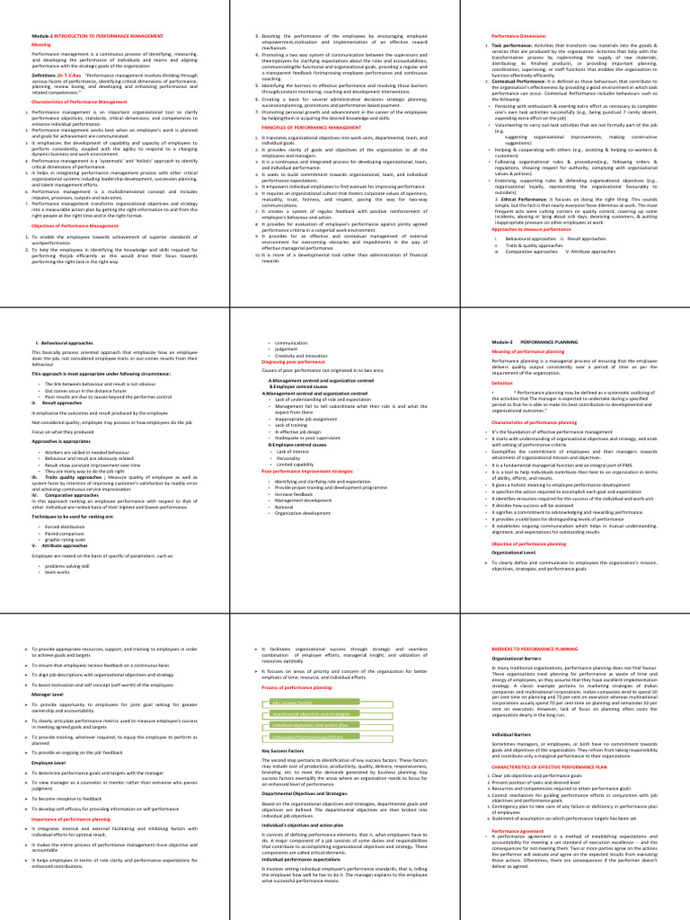 Performance Management | PDF | Performance Appraisal | Goal