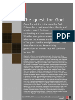 The Quest For God and Infinity