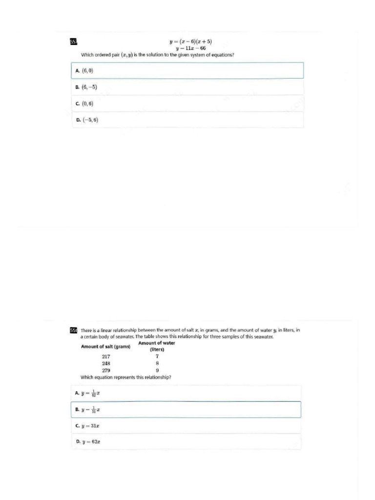 Us4 - Math - With Answers | PDF