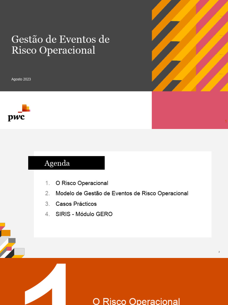Gestão de Eventos de Risco Operacional | PDF | Avaliação de risco | Risco