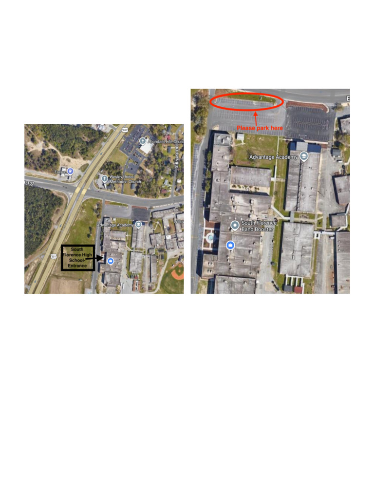 Student Parking Directions One Page | PDF