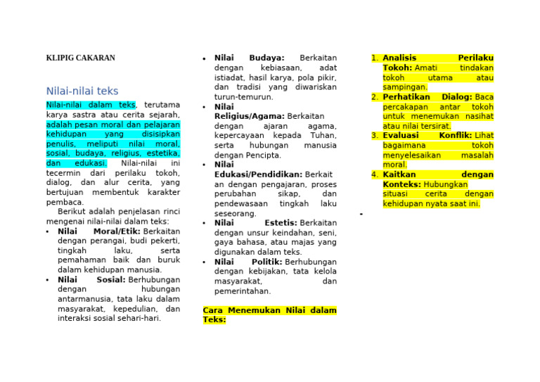 Cakaran kliping | PDF