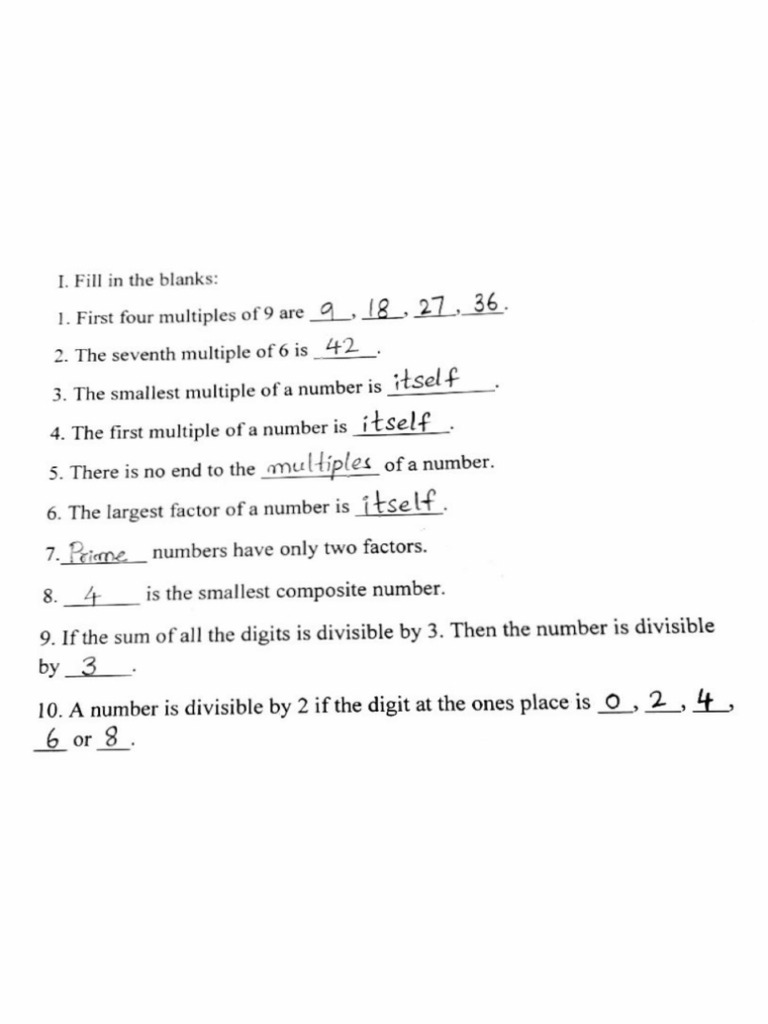 Last Year Maths & Answer | PDF