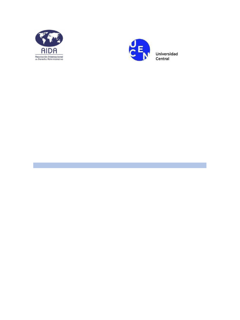 Programa Congreso Internacional de Derecho Administrativo U Central | PDF