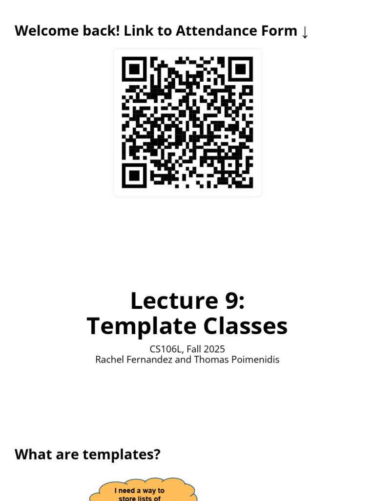 2025Fall-09-TemplateClasses | PDF