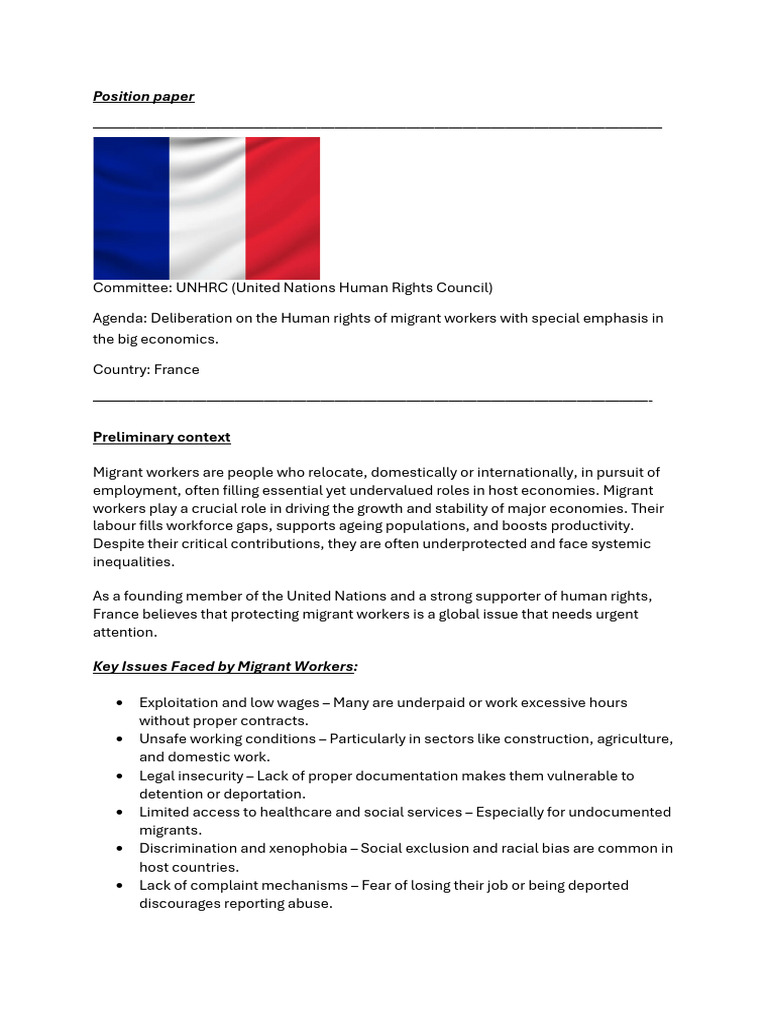 Position Paper | PDF