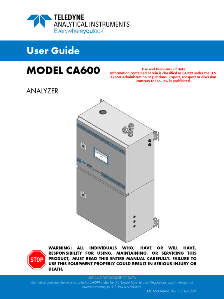 CA600 Sysmex - User Manual | PDF