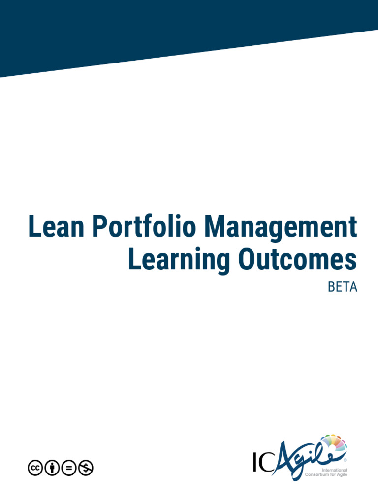 Lean Portfolio Management Learning Outcomes | PDF | Performance ...