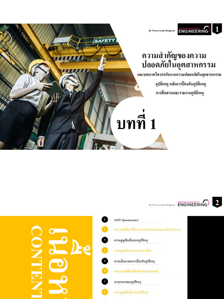 Safety 01 Introduction | PDF