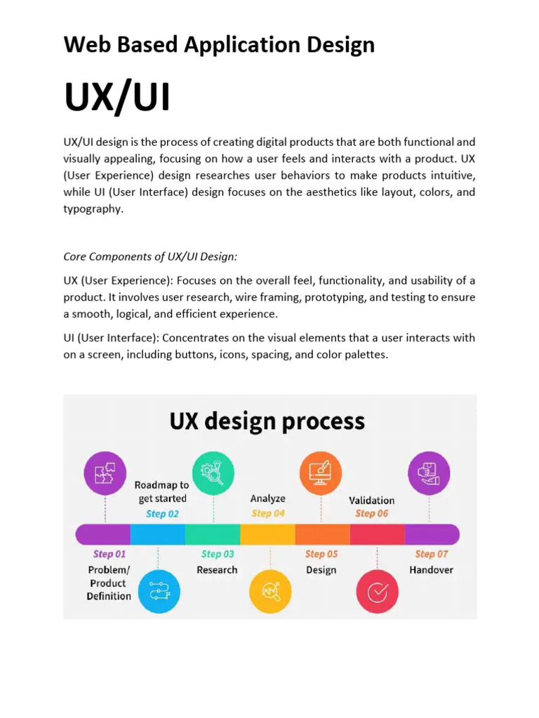 Web Based Application Design | PDF
