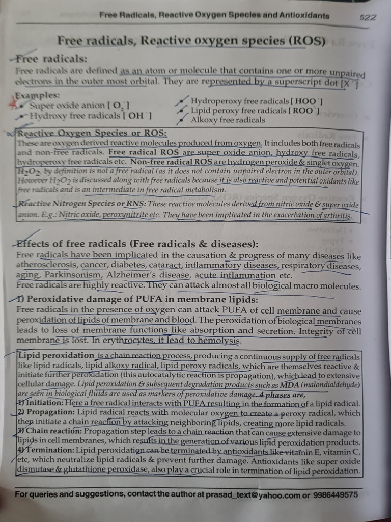 Free Radicals | PDF