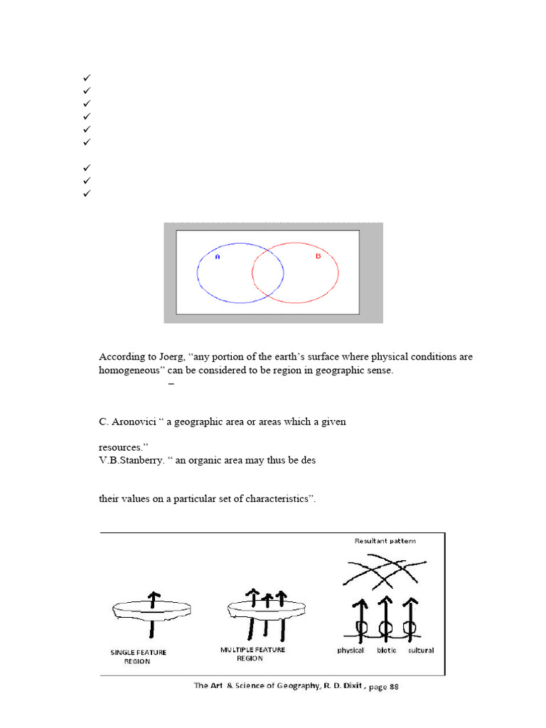 Concept and Types of Region | PDF | Factor Analysis | Economics