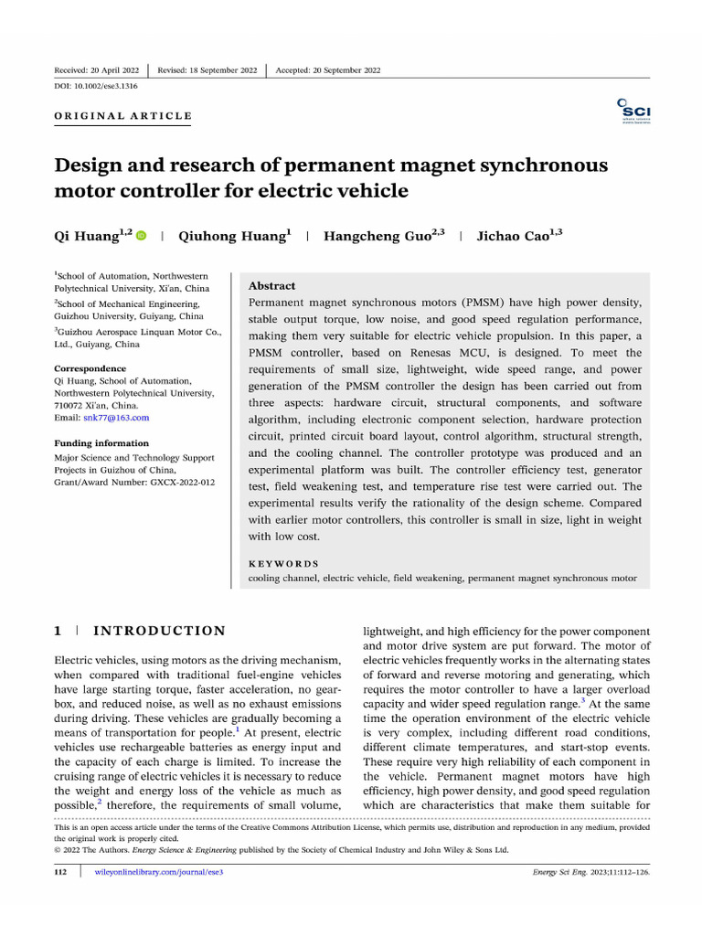 PMSM Controller | PDF