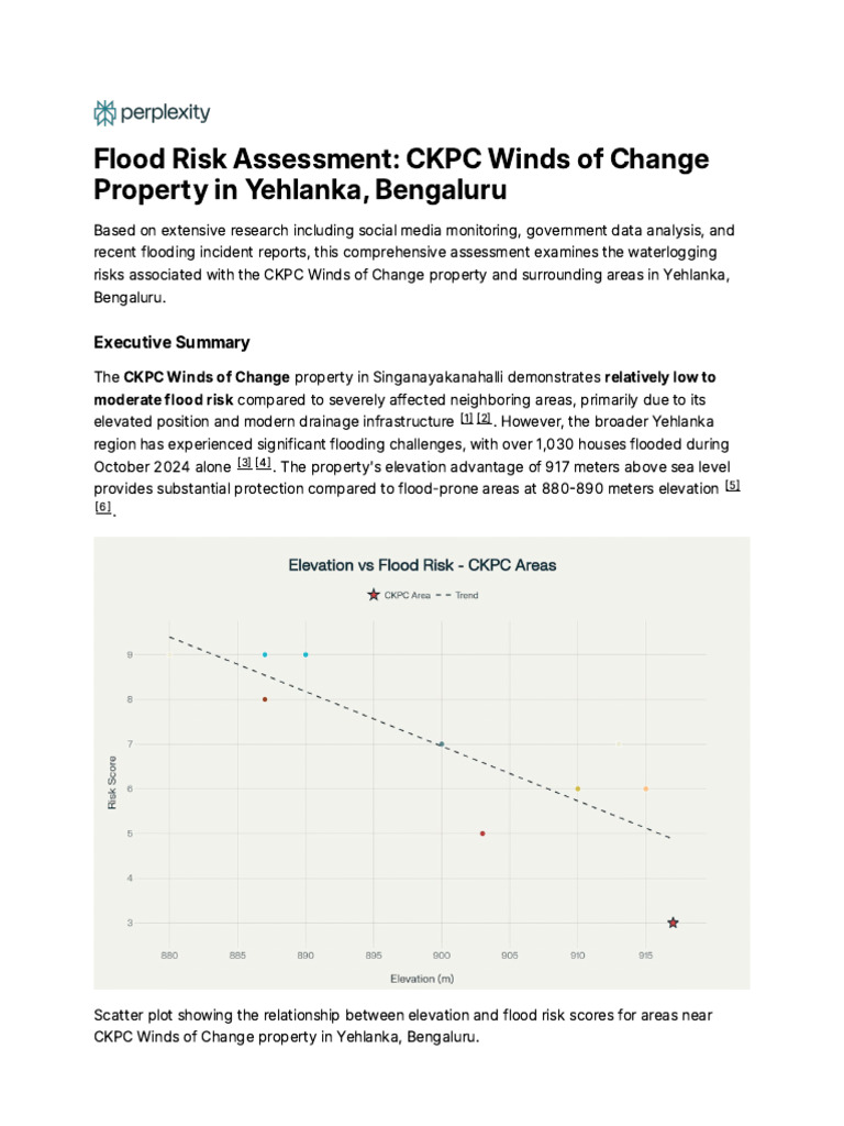 Flood Risk Assessment - CKPC Winds of Change Proper | PDF | Flood ...