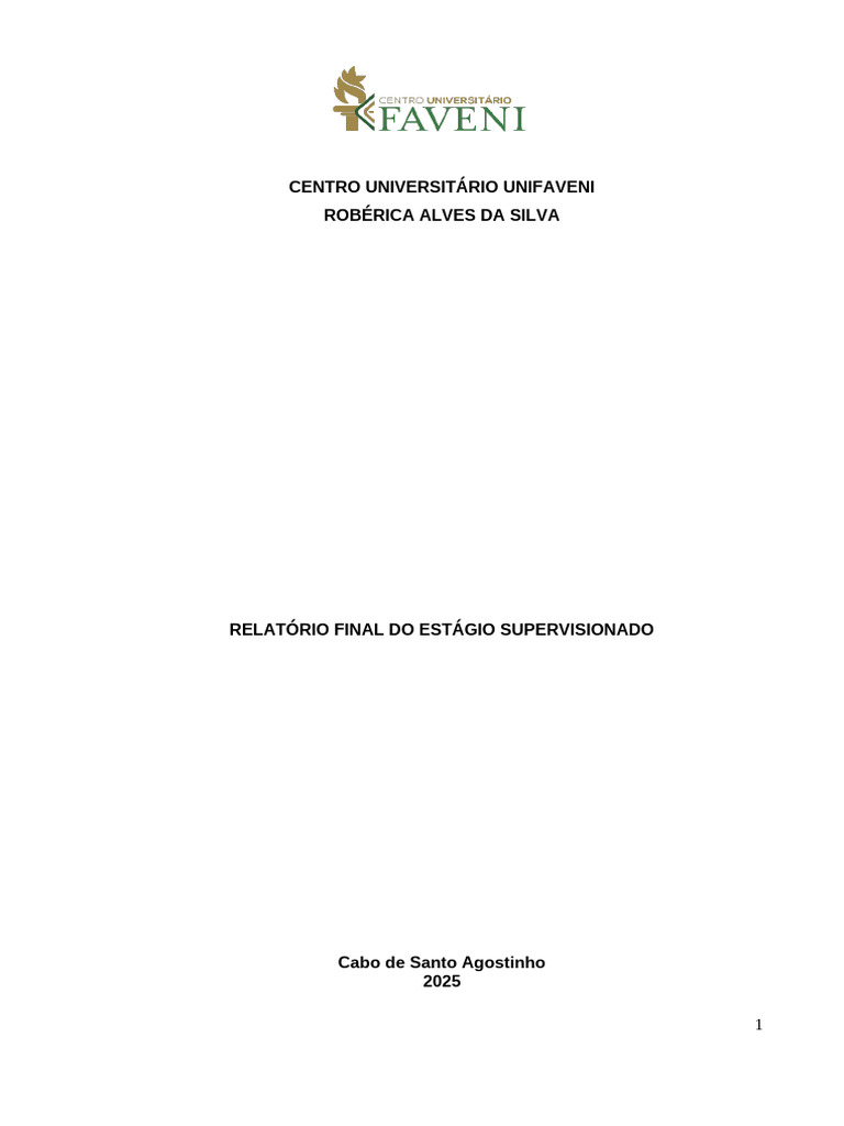 Relatório de Estágio Robérica | PDF