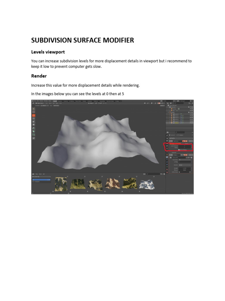 About Subdivision Levels | PDF