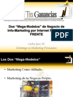 03 Dos Mega Modelos de Negocio de Info Marketing Por Internet FRENTE A FRENTE