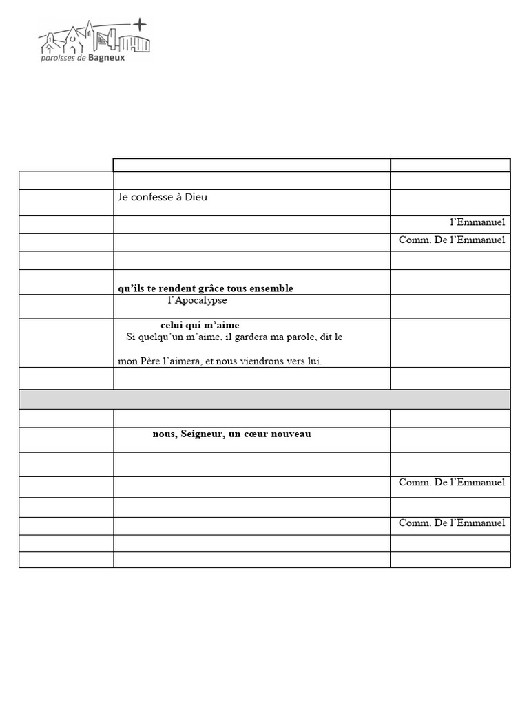 6ème Dimanche de Pâque 2025 | PDF | Liturgie et culte chrétien