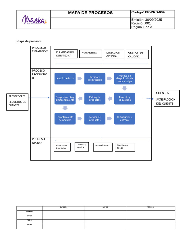 Mapa de Procesos | PDF