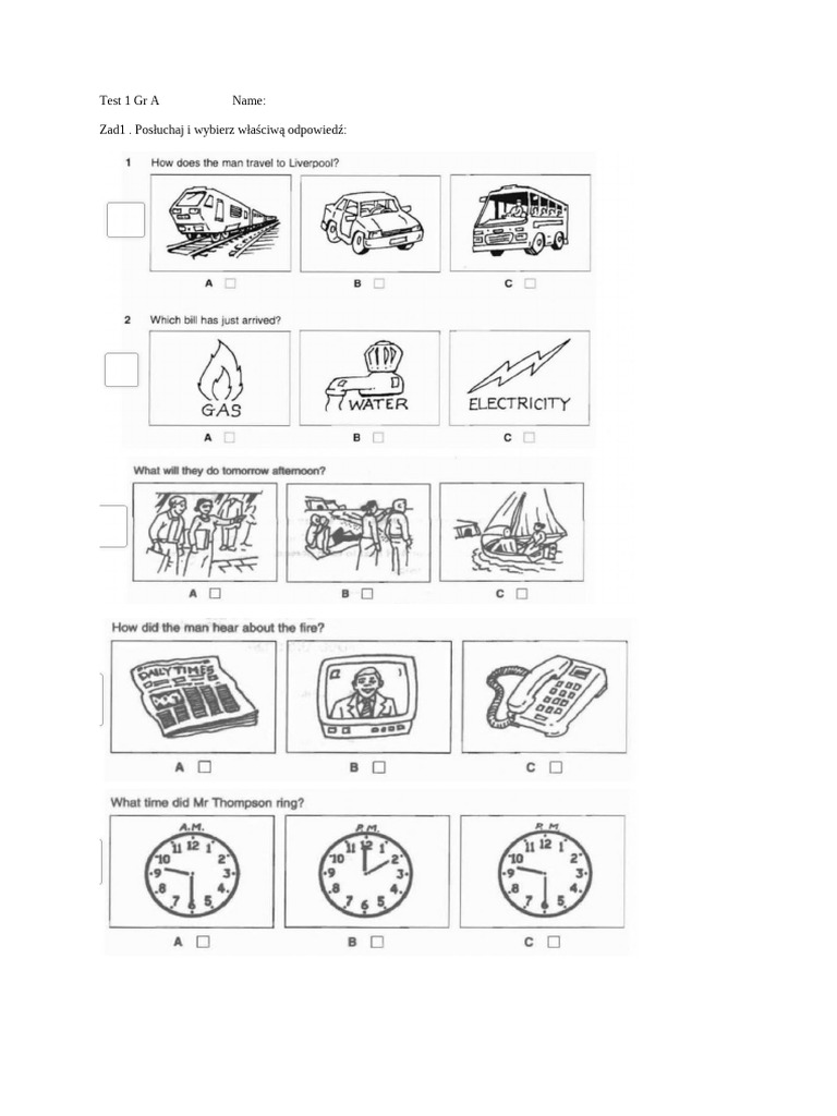 Test 1 Gr A | PDF