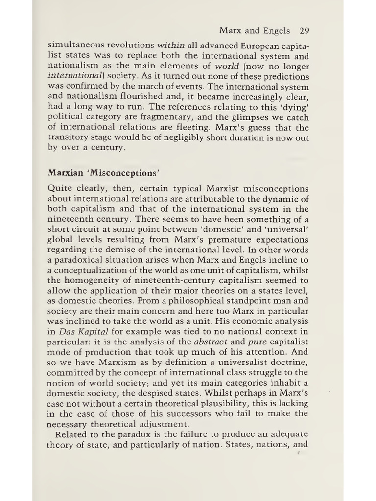 Marxism and International Relations | PDF