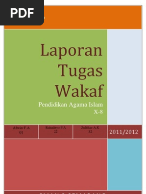 Laporan Tugas Wakaf