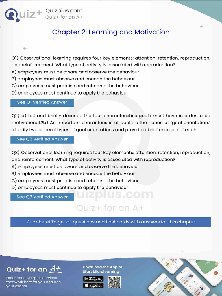 Observational Learning Requires Four Key Elements Attention Retention ...