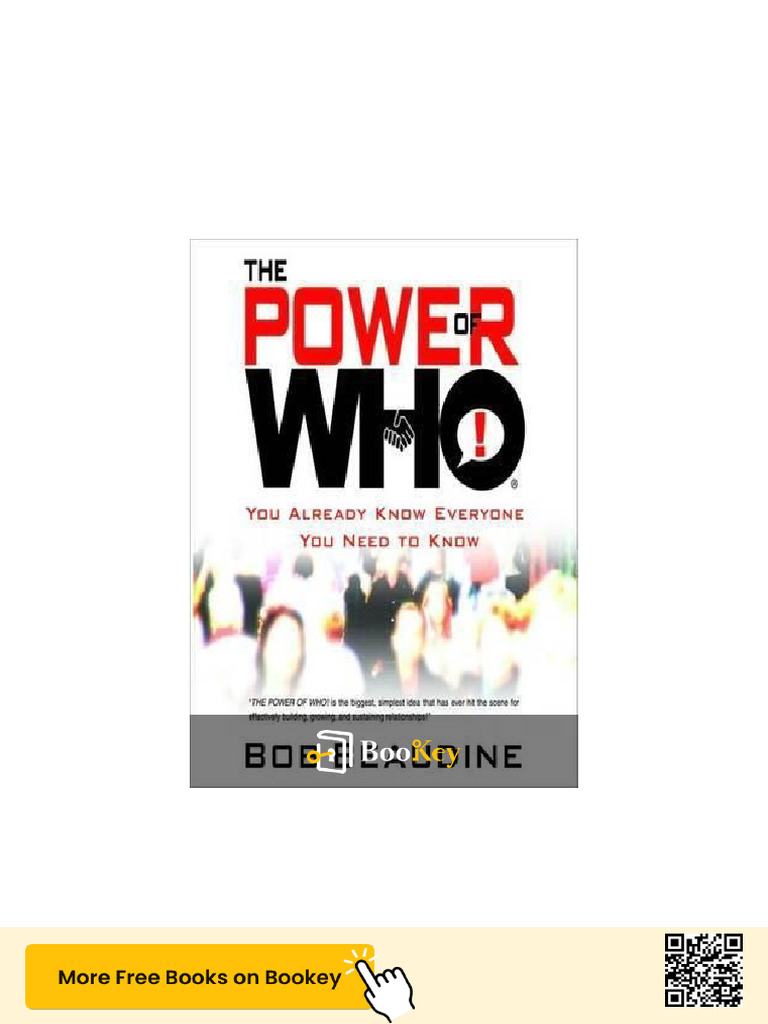 The Power of Who PDF | PDF | Mentorship | Mindset