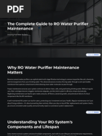 April 2025 RO Plant Maintenance Checklist | PDF | Membrane | Pump