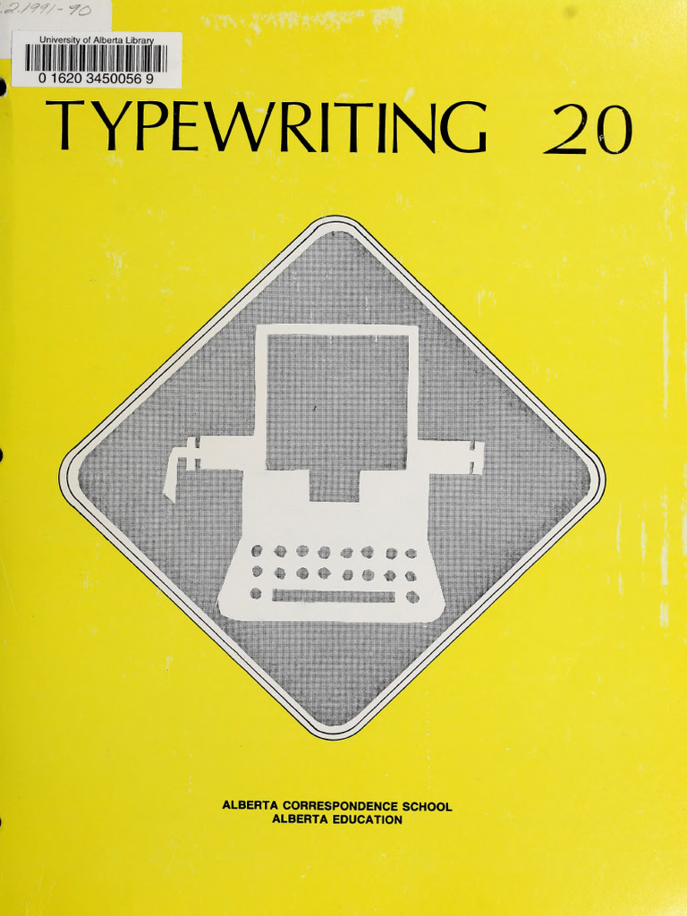 typewriting20les00albe (1) | PDF | Typewriter | Writing