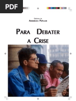 Cartilha Para Debater a Crise