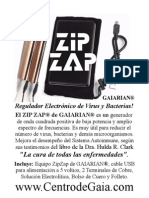 Ziz Zap Zapper de GAIARIAN® Basado en El Circuito Original de La Dra. Hula Clark en Su Libro: "La Cura de Todas Las Enfermedades"