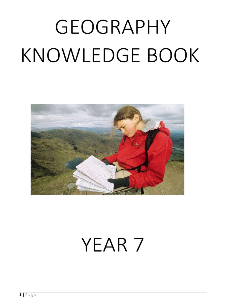 Year 7 Geography Knowledge Book | PDF