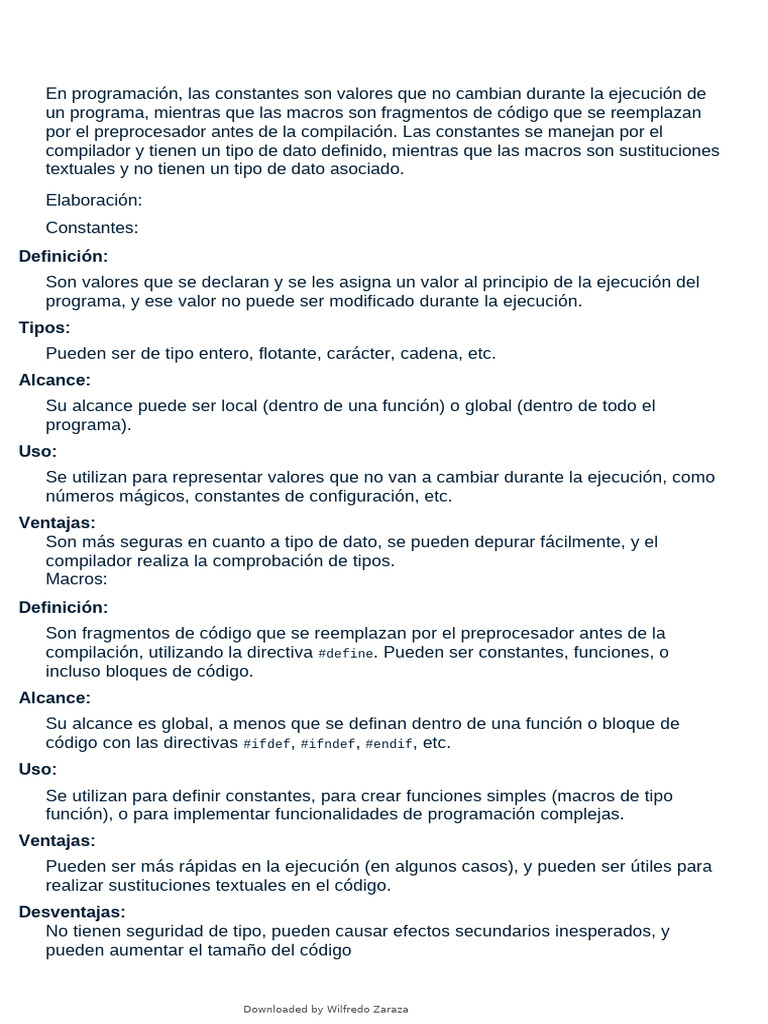 Trabajo Lenguaje de Programacón II | PDF