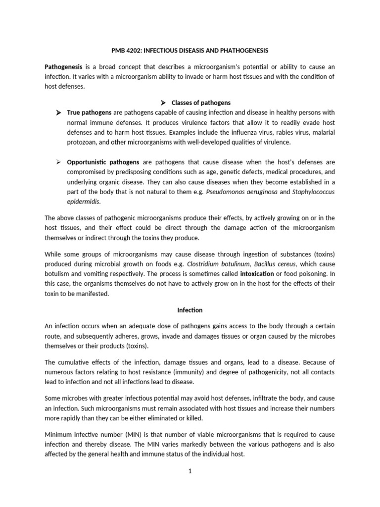 PATHOGENESIS (1) | PDF