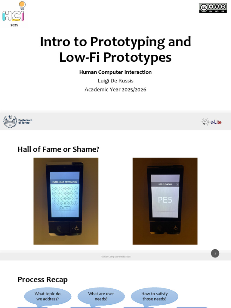 05 Low Fi Prototypes | PDF
