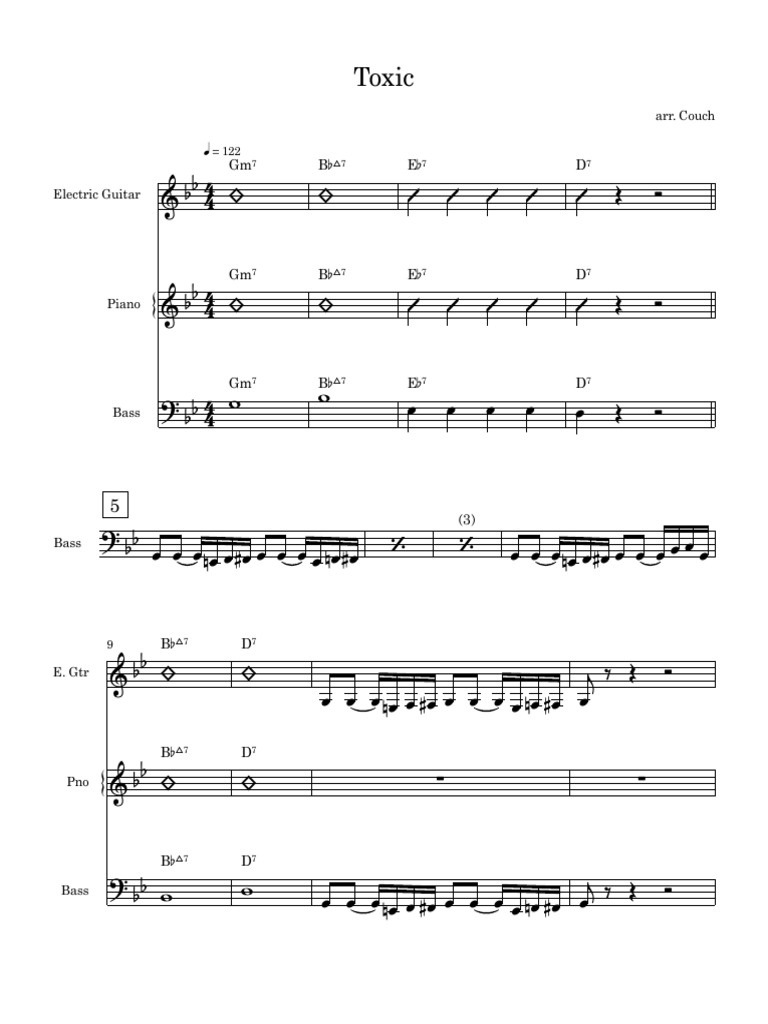 Toxic - Full Score | PDF
