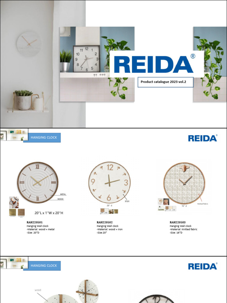 Reida 2023 Catalog v2 | PDF