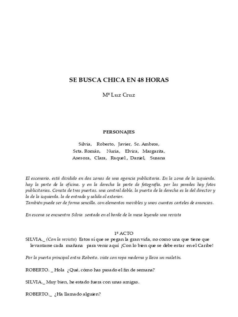 Se Busca Chica en 48 Horas | PDF