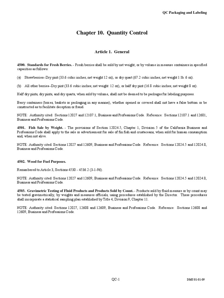 A. Uniform Packaging And Labeling Regulation – KWIVH