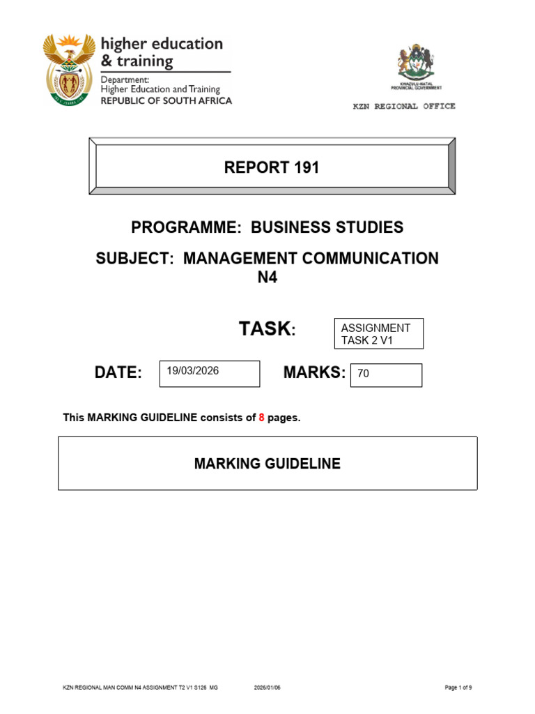 MAN COMM N4 ASSIGNMENT V1 S126 MG(1) | PDF