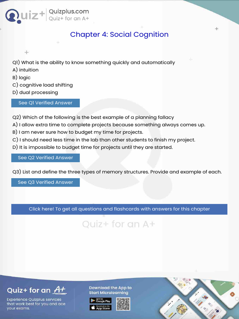 What Is The Ability To Know Something Quickly and Automatically | PDF ...