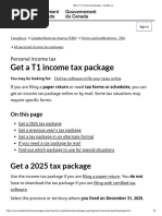 CRA Mailing Addresses for Tax Returns | PDF | Provinces And Territories ...