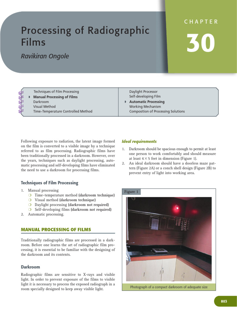 30 Processing of Radiographic Films | PDF | Materials | Chemistry