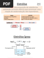 Eletrólise