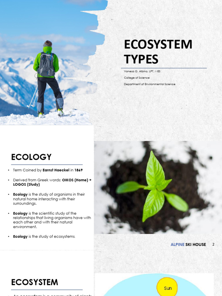 5. Ecosystem Types-1 | PDF | Ecosystem | Ecology