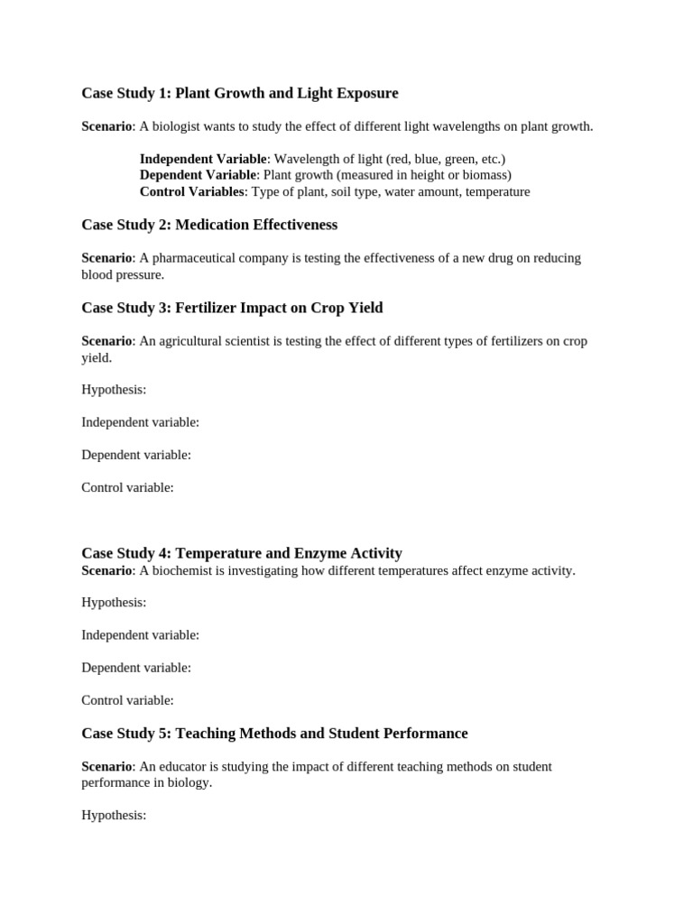 Case Study 1 | PDF
