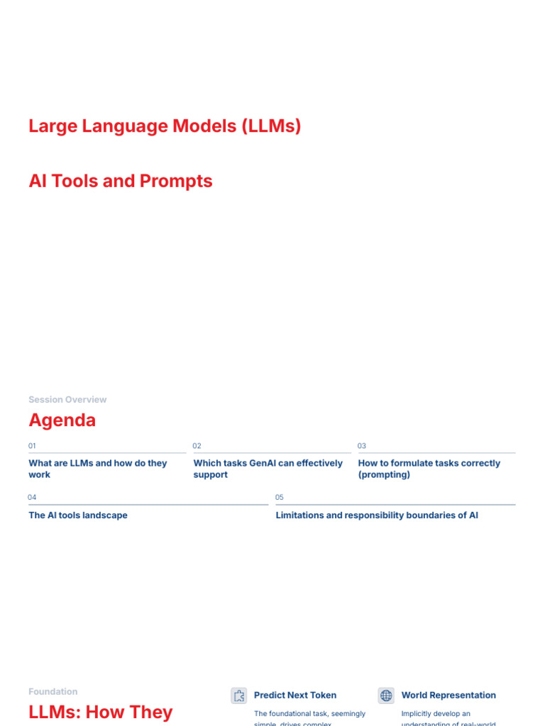 Large Language Models LLMs | PDF | Artificial Intelligence ...