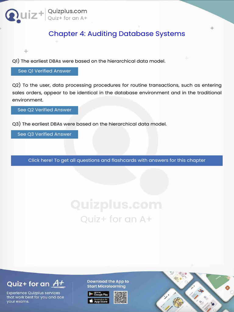 The Earliest Dbas Were Based On The Hierarchical Data Model | PDF ...